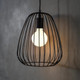 Pendant Light Black Metal Wire 27cm E27 60W Pendant Light Black Metal Wire 27cm E27 60W